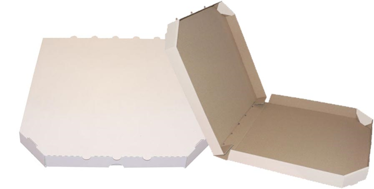 Obrázek z Pizza krabice, 40 cm, bílo bílá bez potisku 